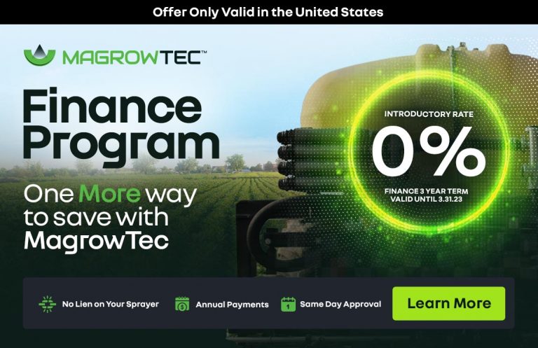 0% Financing on MagrowTec Equipment