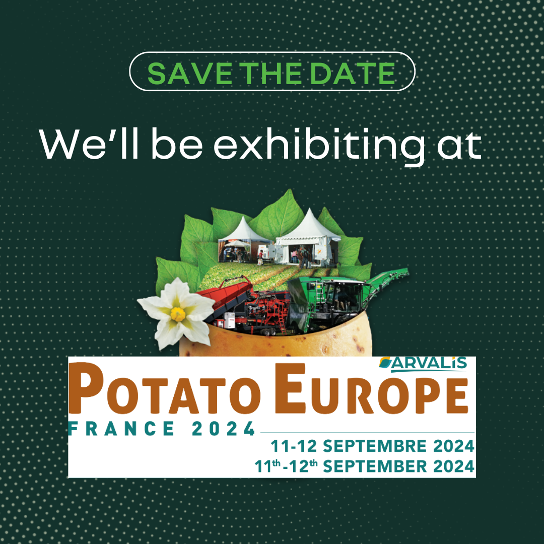We'll be exhibiting at Potato Europe 2024 in France